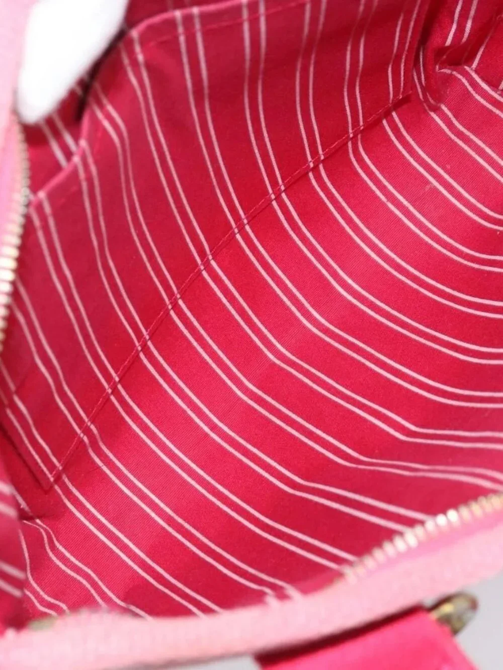 LOUIS VUITTON Antigua Cabas PM Hand Bag Rouge Pink M40088 LV Auth ka2366 - Picture 12 of 15